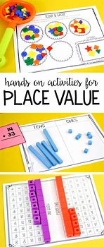 Image result for Place Value Cut and Paste Activity