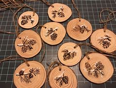 Image result for Primitive Christmas Wood-Burning Stencils