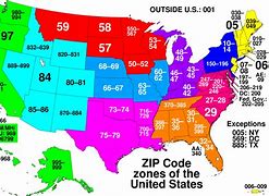 Image result for 3 Digit Zip Code Map