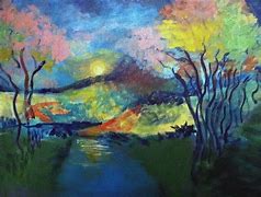 Image result for Poster Colour Painting Landscape