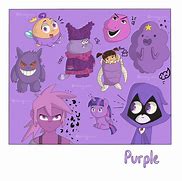 Image result for Cartoon Female Characters Who Wear Purple