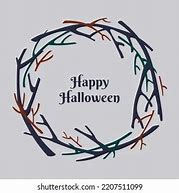 Image result for Halloween Branch Wreath SVG