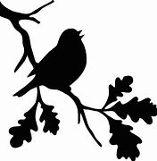 Image result for Bird On a Branch Silhouette Pattern