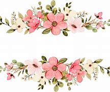 Image result for Flower Border Vector