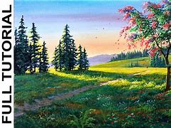 Image result for Acrylic Painting Landscape Trees