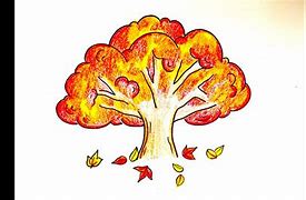 Image result for autumn tree pencil sketch