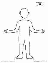 Image result for Child Body Outline Front and Back