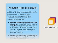 Image result for Hope Scale Interoretation