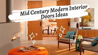 Image result for Mid Century Modern Interior Doors