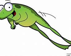 Image result for Illustration of a Cartoon Frog Jumping