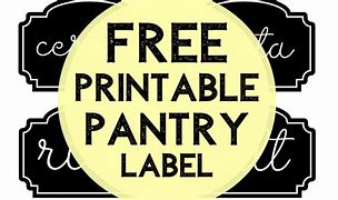 Image result for Free Pantry Cupboard Labels Printable