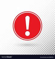 Image result for Red Exclamation Mark in Circle Icon