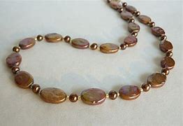 Image result for Bronze Necklace Pearl Italy