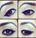 Image result for Blue Liquid Eyeliner