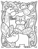 Image result for Zoo Animals Coloring Worksheet