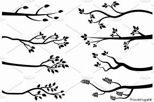 Image result for Evergreen Tree Limb Silhouette