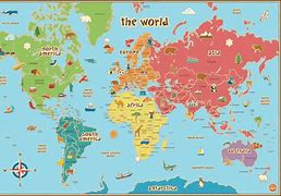 Image result for world map kids printable