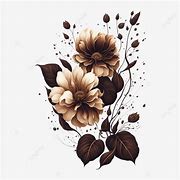 Image result for Brown Flowers Clip Art Free