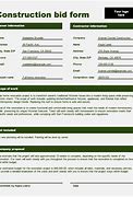 Image result for Construction Bid Leveling Sheet Template