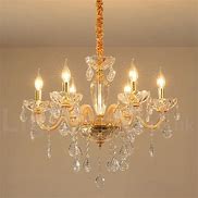 Image result for Gold Chain Living Room Chandelier