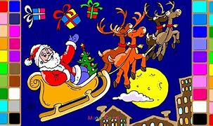 Image result for Kawaii Christmas Colouring In