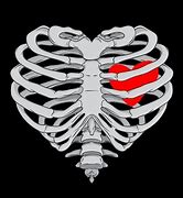 Image result for Skeleton Broken Heart Drawing Easy