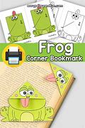 Image result for Frog Bookmarks Free Printable