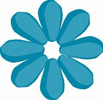 Image result for Single Flower Clip Art Teal