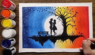 Image result for Acrylic Painting Love Couple