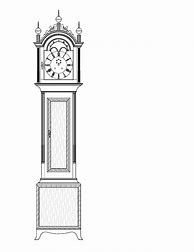 Image result for Grandfather Clock Drawing