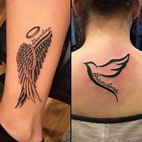 Image result for Angel Wings Cut Tattoo