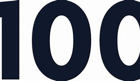 Image result for 100 Sign Black Background