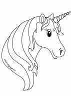 Image result for Unicorn Face Coloring Pages