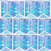 Image result for Happy Birthday Banner Print Out