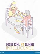 Image result for AI vs Human Vector Image