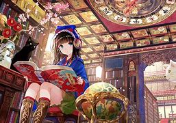 Image result for Anime Girl Book Cover