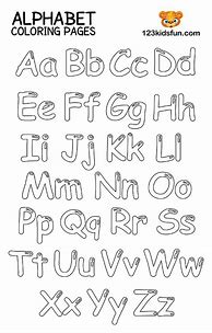 Image result for Coloring Pages for Kids Alphabet Letters