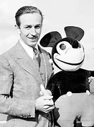 Image result for Walt Disney and Mickey Mouse