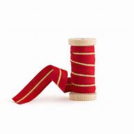 Image result for Red Gold Stripe Ribbon