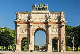 Image result for Arc De Triomphe Du Carrousel and the Louvre Pyramid Paris France