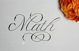 Image result for Math Cursive