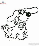 Image result for Cartoon Dog Color Page