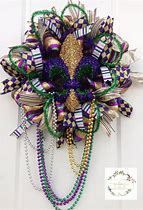 Image result for Mardi Gras Fleur De Lis Decorations