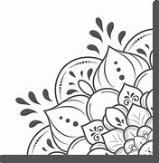 Image result for Mandala Leaves Stencil