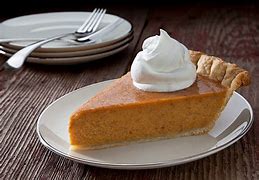 Image result for Pumpkin Pie Slice with Whipped Cream