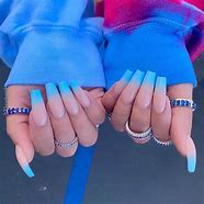 Image result for Neon Blue Ombre Nails