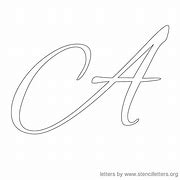 Image result for Cursive Alphabet Stencil Template