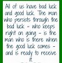 Image result for Luck Quotes Inspirational