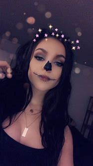 Image result for Cool Skeleton Makeup