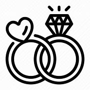 Image result for Wedding Icon.png Black and White